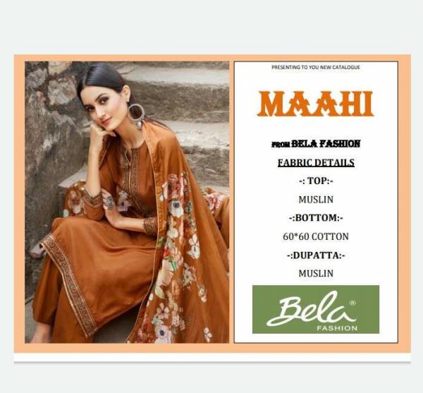 Bela Maahi Latest Designer Fancy Dress Material Collection 