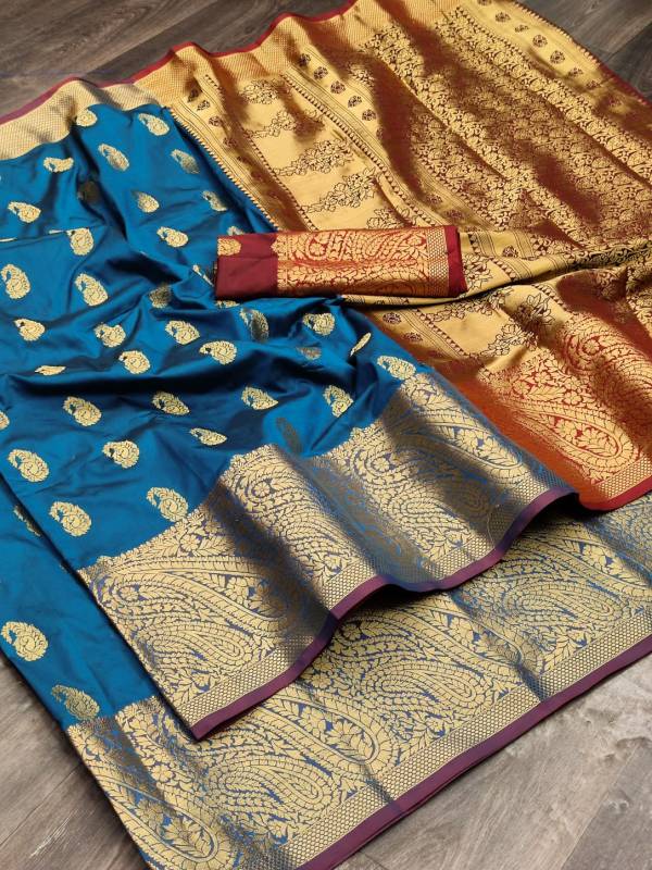 Meera 40 Fancy Party Wear Heavy Banarasi Silk Latest Saree Collection