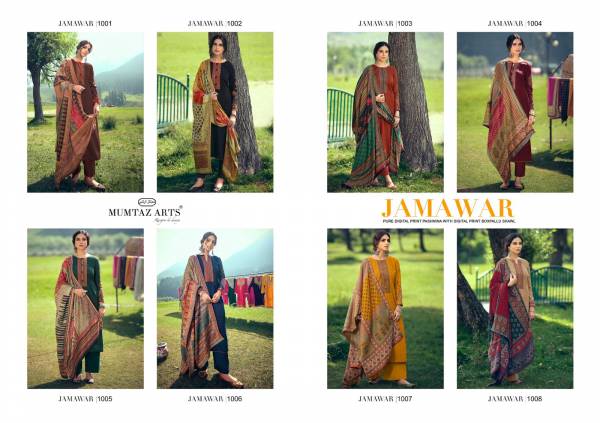Mumtaz Jamawar Digital Printed Winter Casual Wear Pashmina Designer Collection