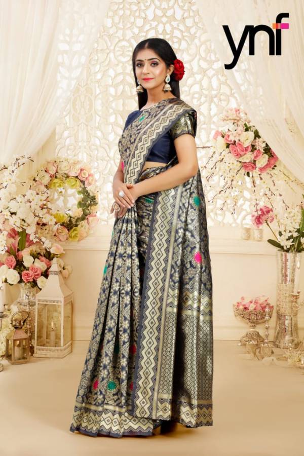 Ynf Sankhaya Latest Designer Festive Wear Poly Silk Fancy Saree Collection