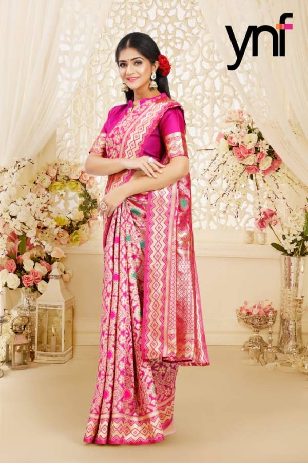 Ynf Sankhaya Latest Designer Festive Wear Poly Silk Fancy Saree Collection