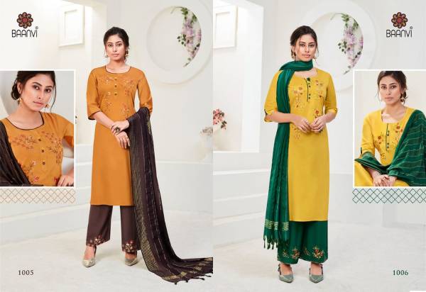 Baanvi Maya 1 Jam Cotton Festive Wear Designer Fancy Ready Made Collection