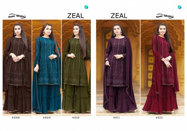 Your Choice Zeal Georgette Wear Latest Designer Salwar Kameez Collection