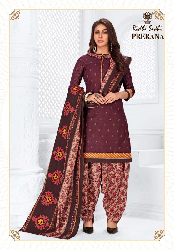 Ridhi Sidhi Prerana Vol-6 Latest Designer Printed Cotton Dress Material Collection