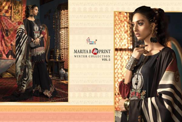 Shree Maria B Mprint Winter Collection 2 Latest Fancy Casual Wear  Pakistani Salwar Suits Collection
