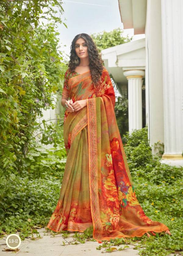 Siddharth Silver Latest Designer Party Wear Saree Collection 