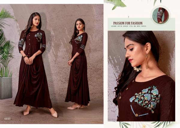 Vardan Fame Vol 2 Latest Designer Party Wear Long Heavy Rayon Stylish Gown Collection