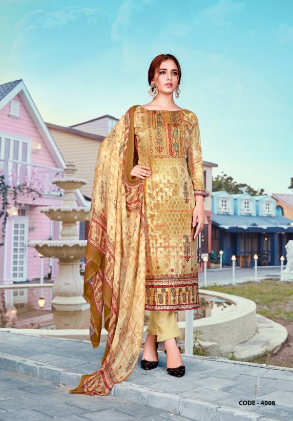 Yashika Rinaz 4 Latest Designer Printed Pure Lawn Cotton Dress Material Collection With Mal Mal Dupatta 