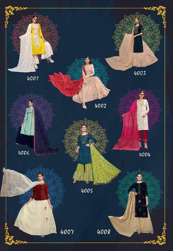 Kajal Styke Gukzar Vol 4 New Exclusive Festive Wear Ready Made Collection 