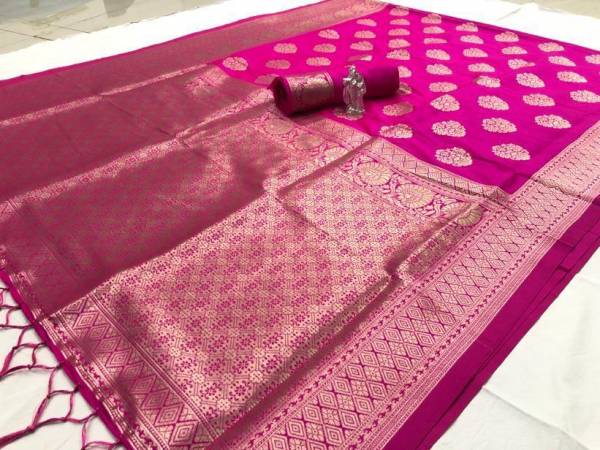 Mysore Silk Designer Heavy Saree Collection With Fancy Golden Print Design 