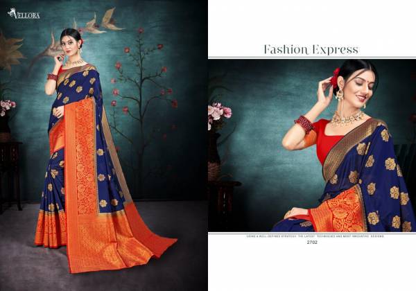 Vellora Vol 17 New Launch Of Latest Party Wear Wedding Wear Banarasi Silk Saree Collection 