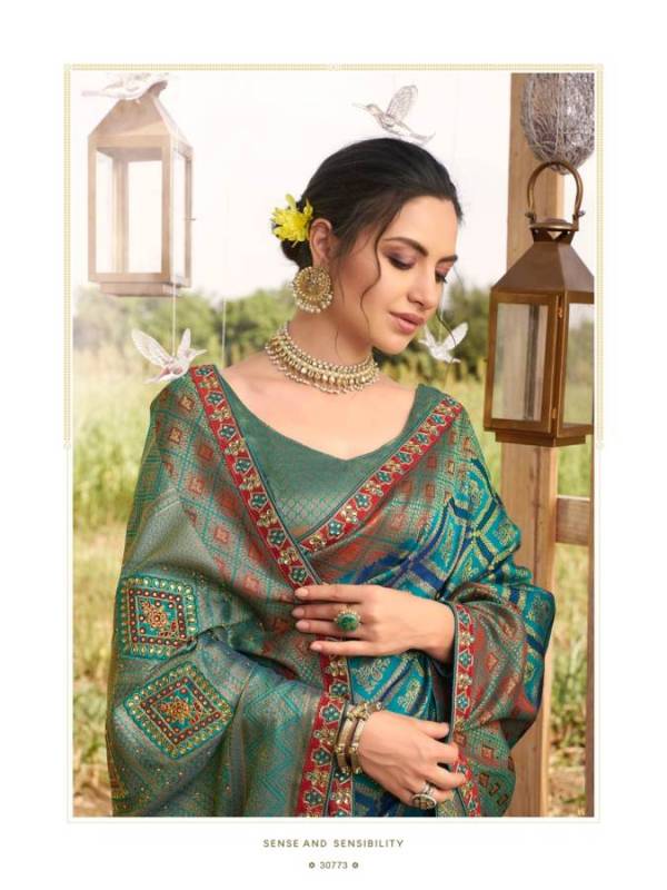 Shangrila KalaKanya Silk Latest Designer Wedding Wear Silk Zari SIlk Saree Collection With Heavy Border