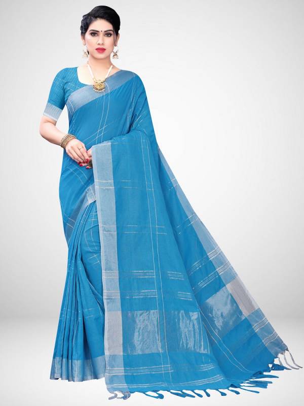 Ragini 1 exclusive Collection Of Casual Wear Cotton Blend Saree 