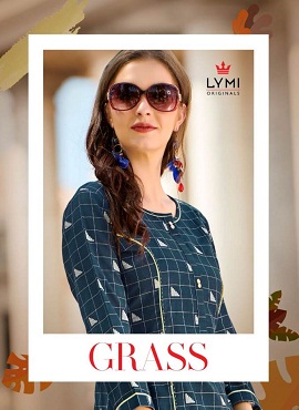 Lymi Grass Latest Designer Casual Wear Stylish Kurtis Collection 
