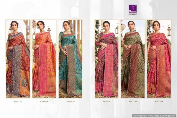 Shangrila KalaKanya Silk Latest Designer Wedding Wear Silk Zari SIlk Saree Collection With Heavy Border