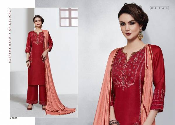Neaha Fashion Netra Tussel silk with cotton inner and Heavy Embroidery in Zari and Sequence Work Salwar Suits With Embroidery Work Plazzo
