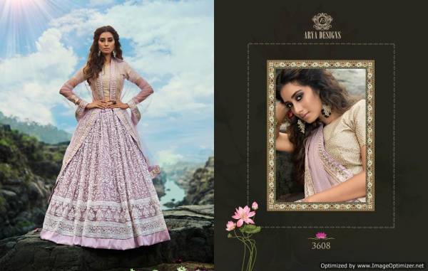 Arya New Launch Of Designer Fancy Heavy Party Wear Wedding Bridal Lehnga Heavy Embroidery Work And Soft Net Dupatta