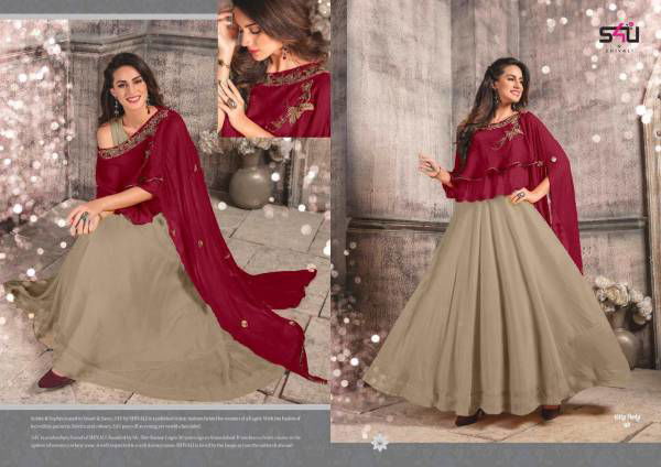 poncho style gown