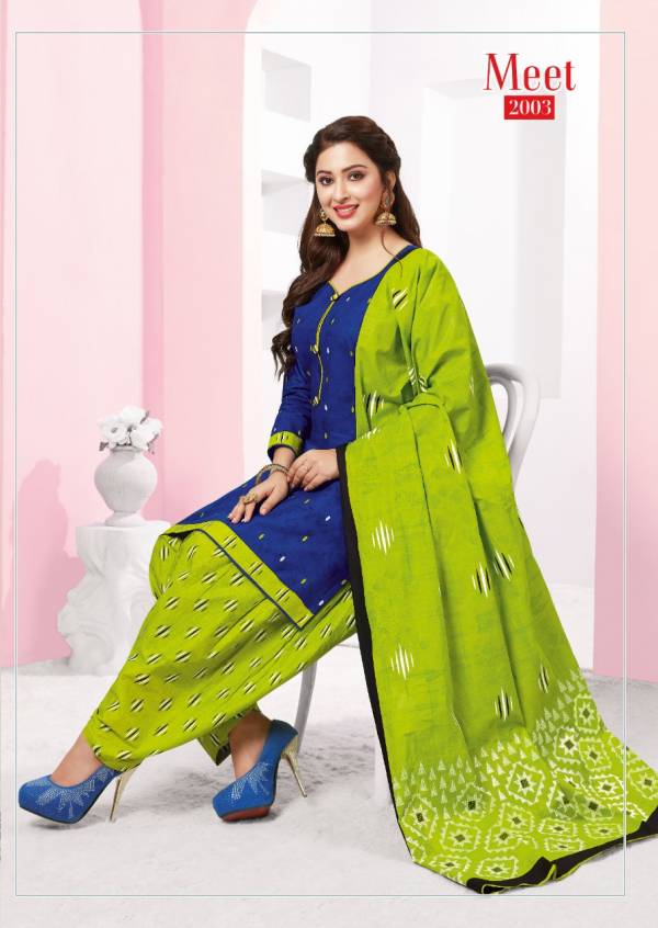  Meet Vol 2 Presenting Latest Collection Of Ready Made Designer daily Wear Cotton Patiyala Suit 