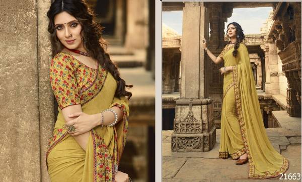 Starwalk 48 Latest Designer casual Wear Party Wear Georgette Saree Collection With Printed Blouse  