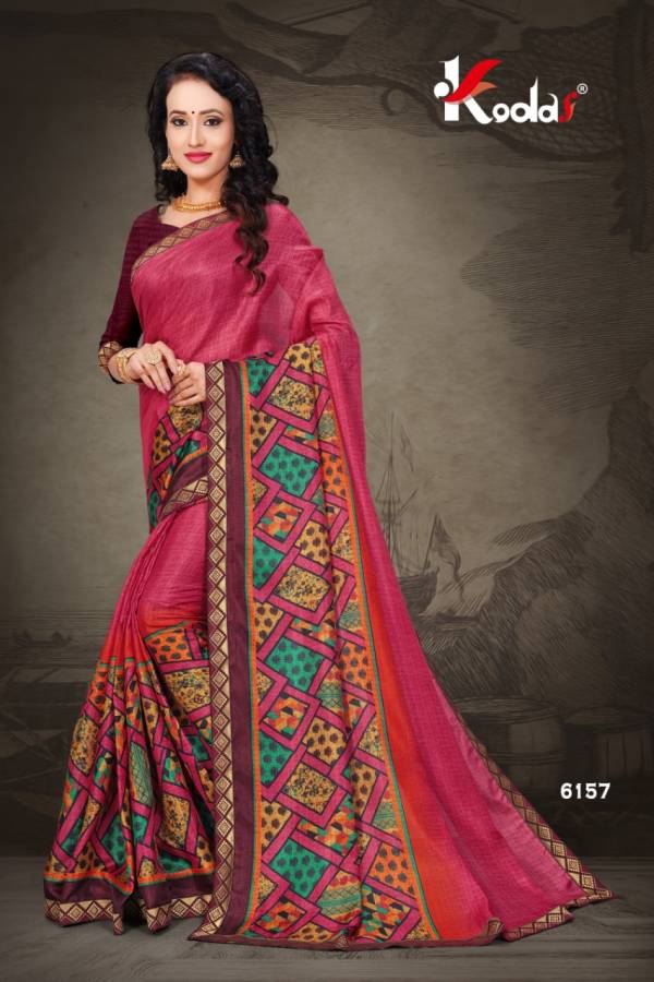 Daily Wear Designer Fancy Vichitra Silk Saree Collection