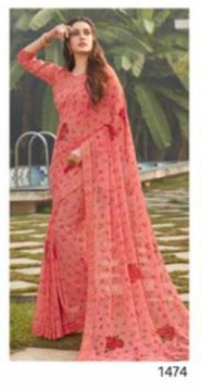 PRIYA PARIDHI  NATASHA Latest Fancy Designer Casual Wear Georgette Printed Saree Collection