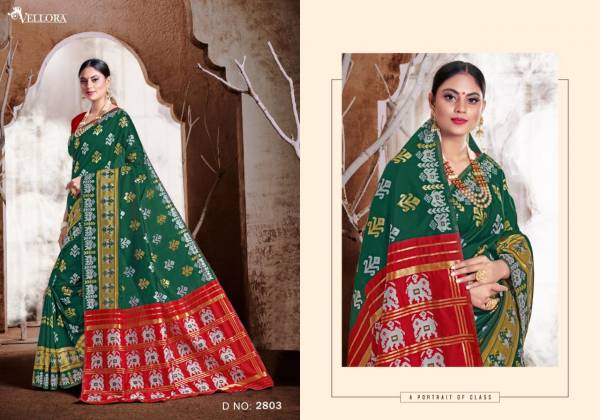 Vellora Vol 18 Latest New Launch Collection Of Heavy Stylish Bridal Wedding Wear Banarasi Silk Saree  