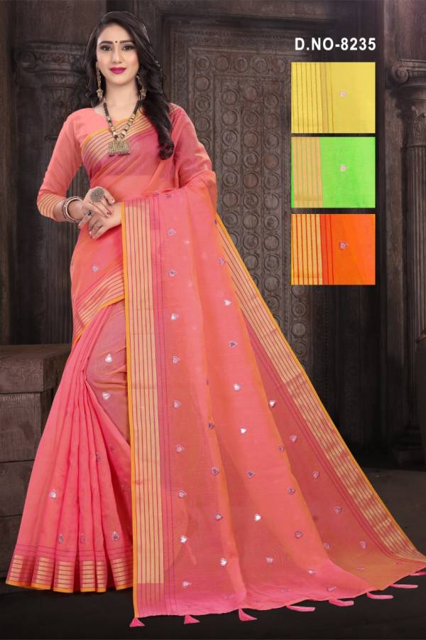 Haytee Kavita 8235 Nee Collection Casual Wear Handloom Work Cotton Silk Saree