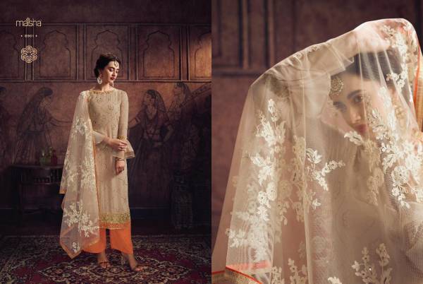 Maisha Sultana 3 Exclusive Collection Of Heavy Wedding Salwar Suit With Heavy Work And Net Dupatta 