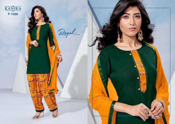 KANIKA Patiyala Queen Reyon Daily Wear Punjabi Patiyala Salwar Suit Collections