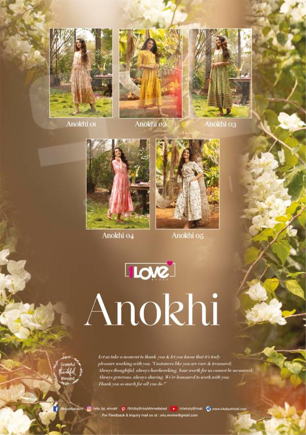 S4u Anokhi 1 Love Latest Fancy Designer Festive Party Wear Rayon Printed Designer Kurti Collection