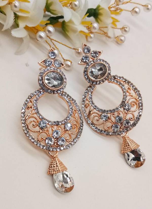 Fancy Party Wear And For Wedding Long Earrings Collection