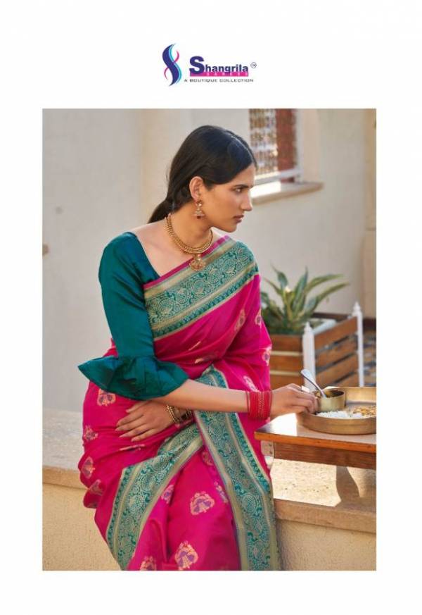 Shangrila Shefali Silk Latest Collection Of Designer Festive Wear Saree Collection 