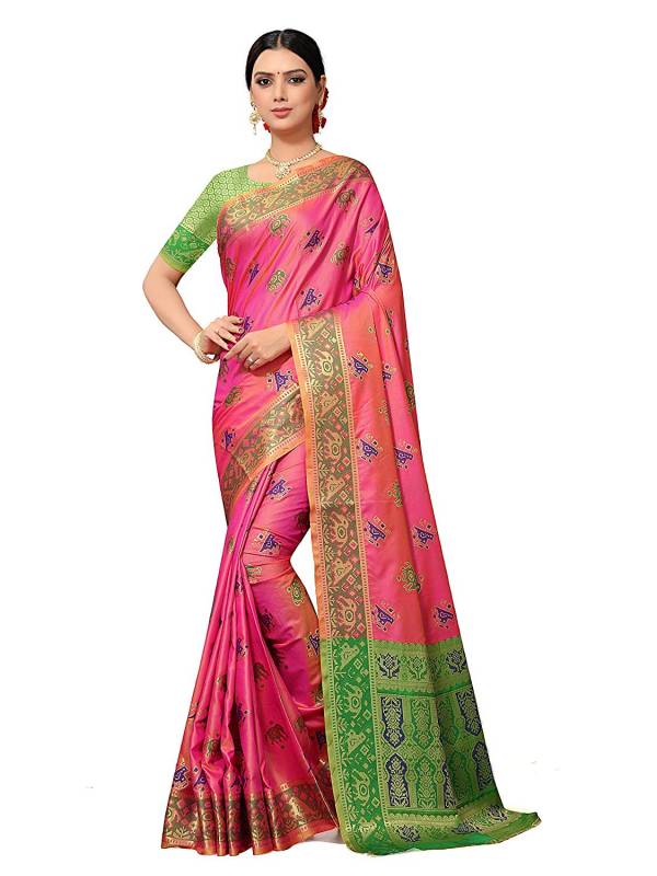 Exclusive Latest Collection Of Patola Silk Printed Party Wear Festive Wear Saree 