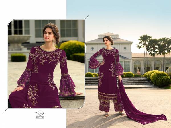 Fiona 22832 Colors Latest Heavy Designer Faux Georgette Festive Wear Party Wear Salwar Suits Collection 