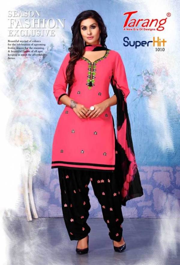 Designer Pies Collection Of Fancy Punjabi Dress Material With Nazneen Dupatta 