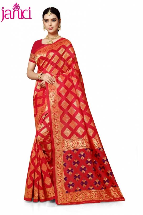Janki Latest Designer Heavy Banarasi Silk Saree Collection 