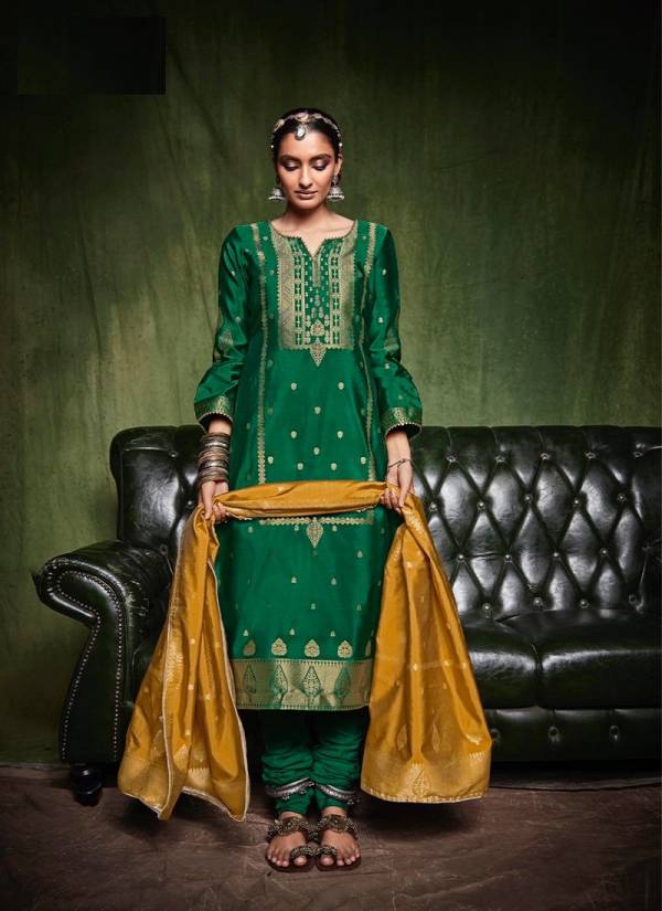 Mumtaz Nain Preet Iqraar Fancy Festive Wear Heavy Jacquard Designer Salwar Kameez Collection