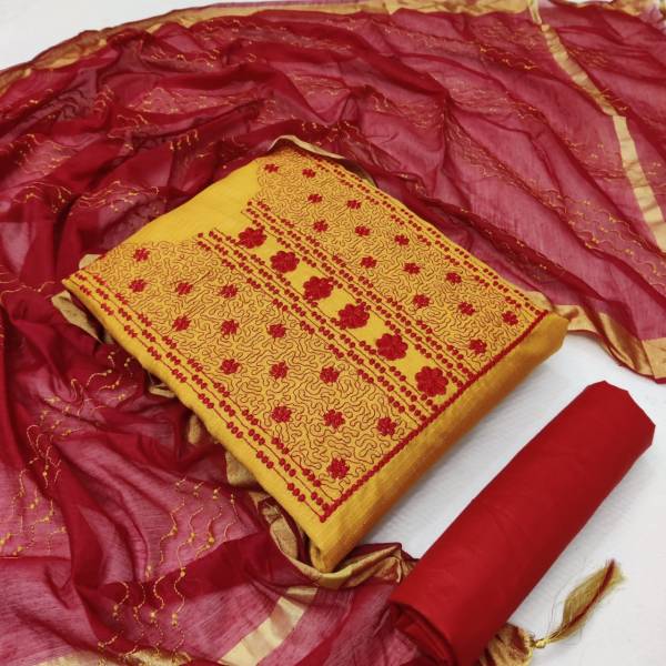 Manipri Cotton Latest Designer Casual Wear Cotton With Kota Chex Foil Printed Dupatta Dress Material Collection