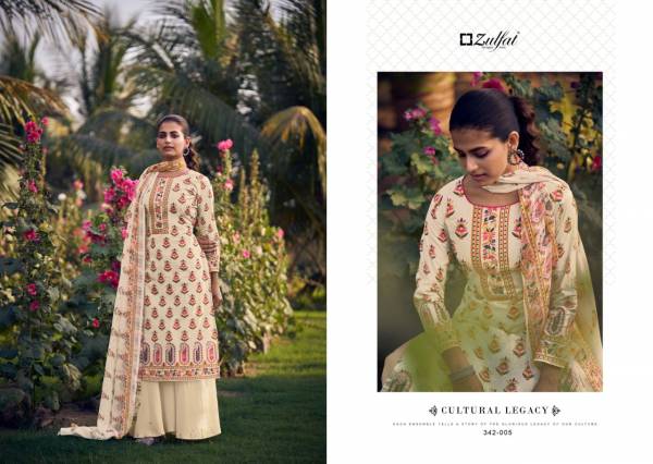 Zulfat Summer Fiesta 2 Latest Fancy Designer Festive Wear Pure Cotton Digital Printed Dress Material Collection
