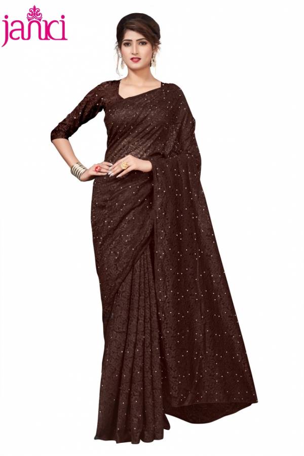 Full Net Designer Stylish Party Wear Saree Collection 