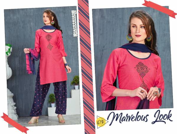 Trendy Florence New Collection Daily Wear Readymade Cotton Rayon Salwar Kameez Collection