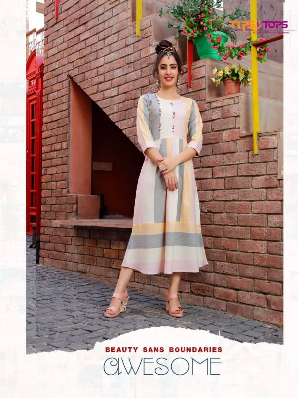 Tips and Tops Jolly Latest Designer Casual Wear Kurtis Collection 
