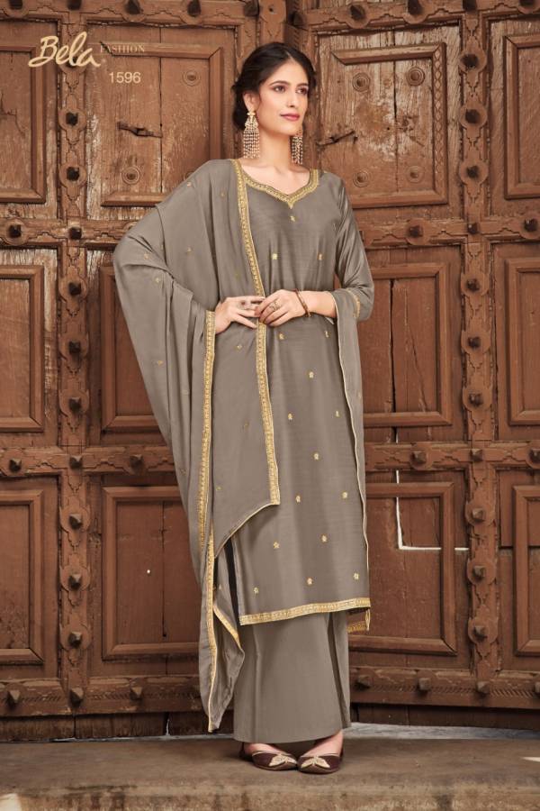 Bela Meraki Exclusive Designer Festive Wear With Embroidery Work Cotton Silk Suits 