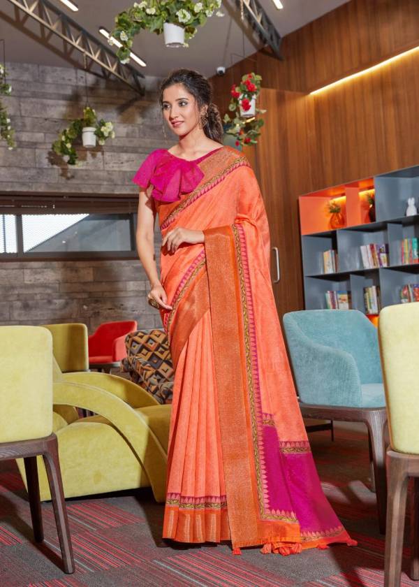 Myra Narayanpeth Pattu Printed Stylish Saree Collection For Casual Wear 