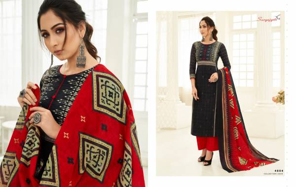 Suryajyoti Latest Designer Casual Wear Pure Cotton Printed Dress Material Collection 