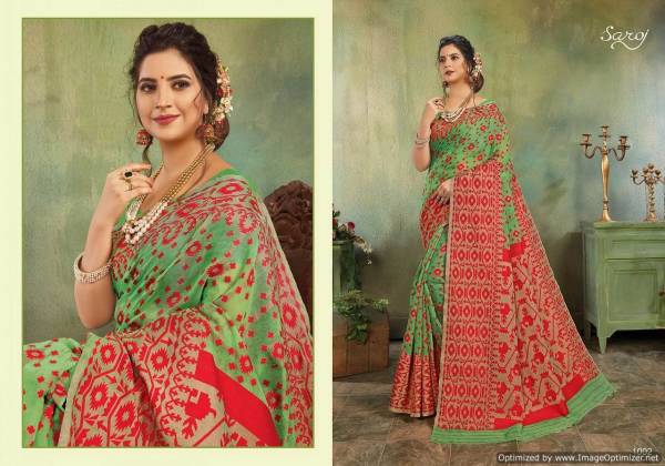 Saroj Monisha 2 New Launch Of Cotton Saree Suitable For Party And Functions 