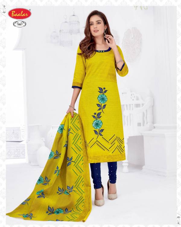 Baalar Zaara 7 New Collection Of Pure Cotton Printed Dress Material 