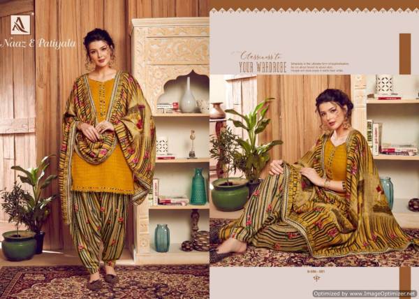 Alok Naaz E Patiala Latest Designer Printed Pure Pashmina Collection 