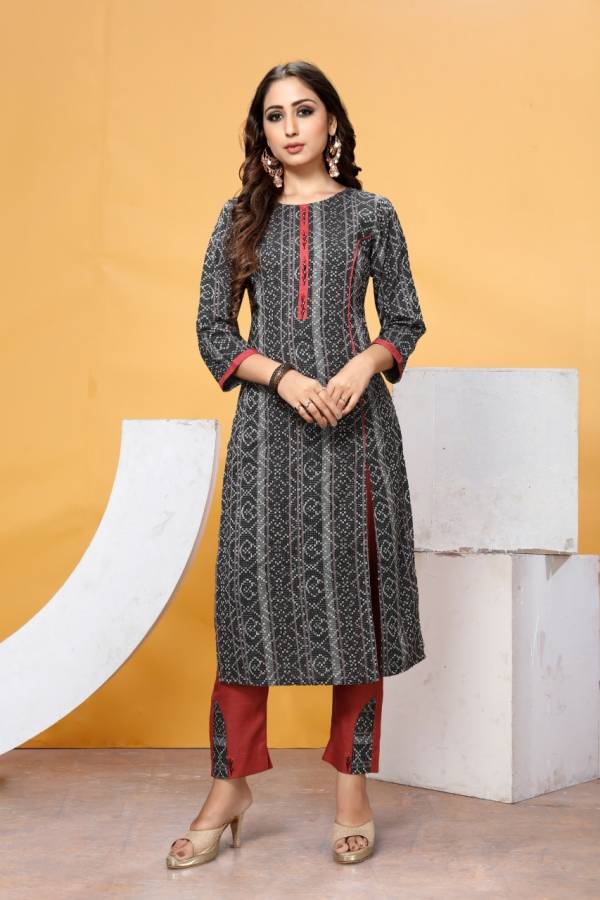 Retro Collection Of Latest Designer Party Wear Kurti With Bottom 